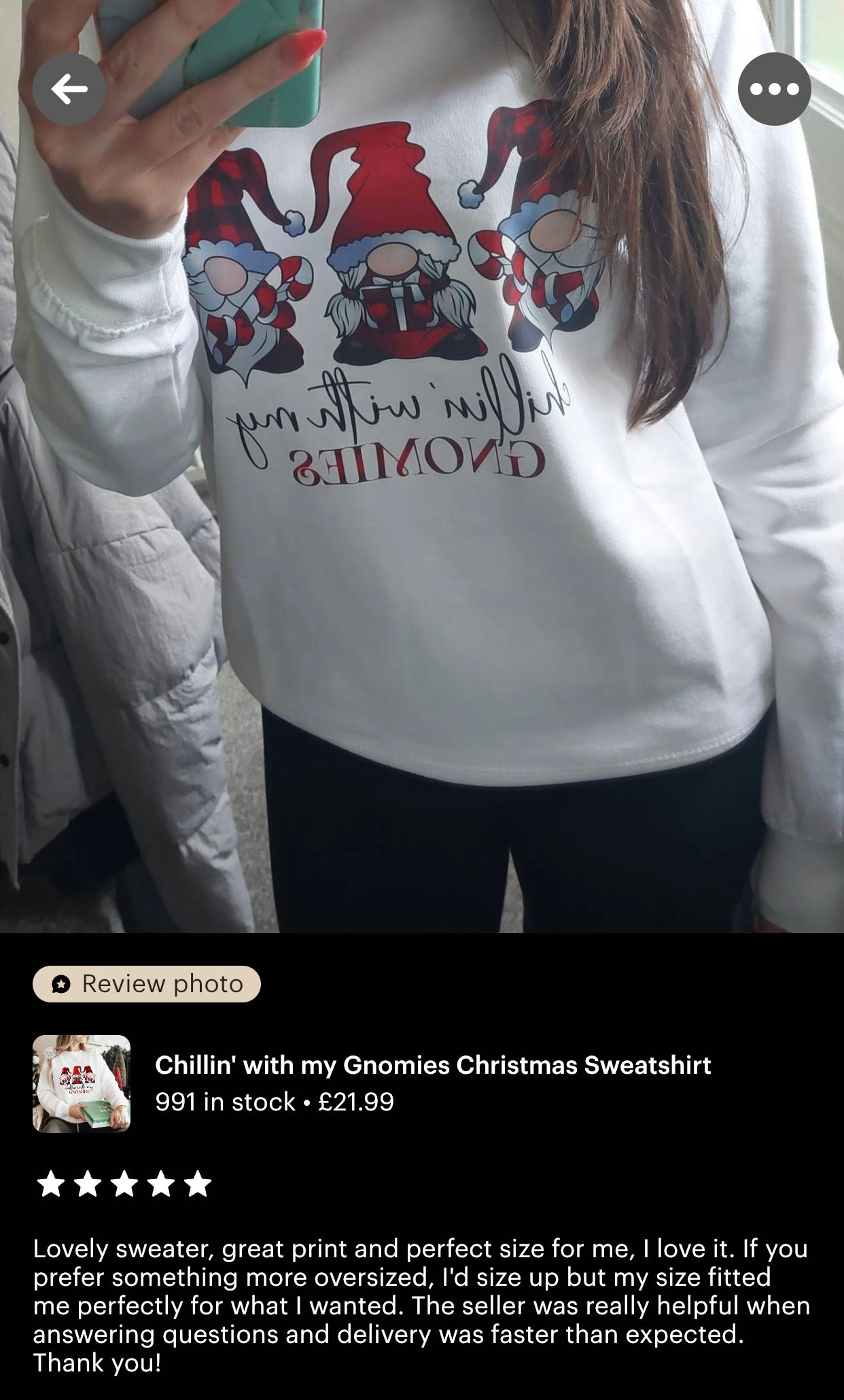 Chillin' with my Gnomies Sweater