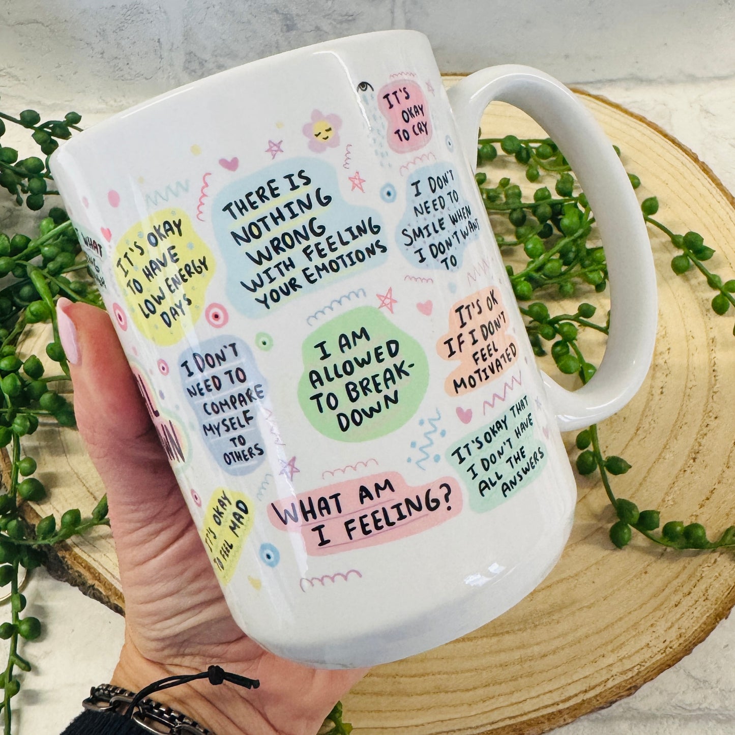 15oz My Mental Breakdown Mug, Cup. It's okay not to be okay gift. Mental Health Matters.