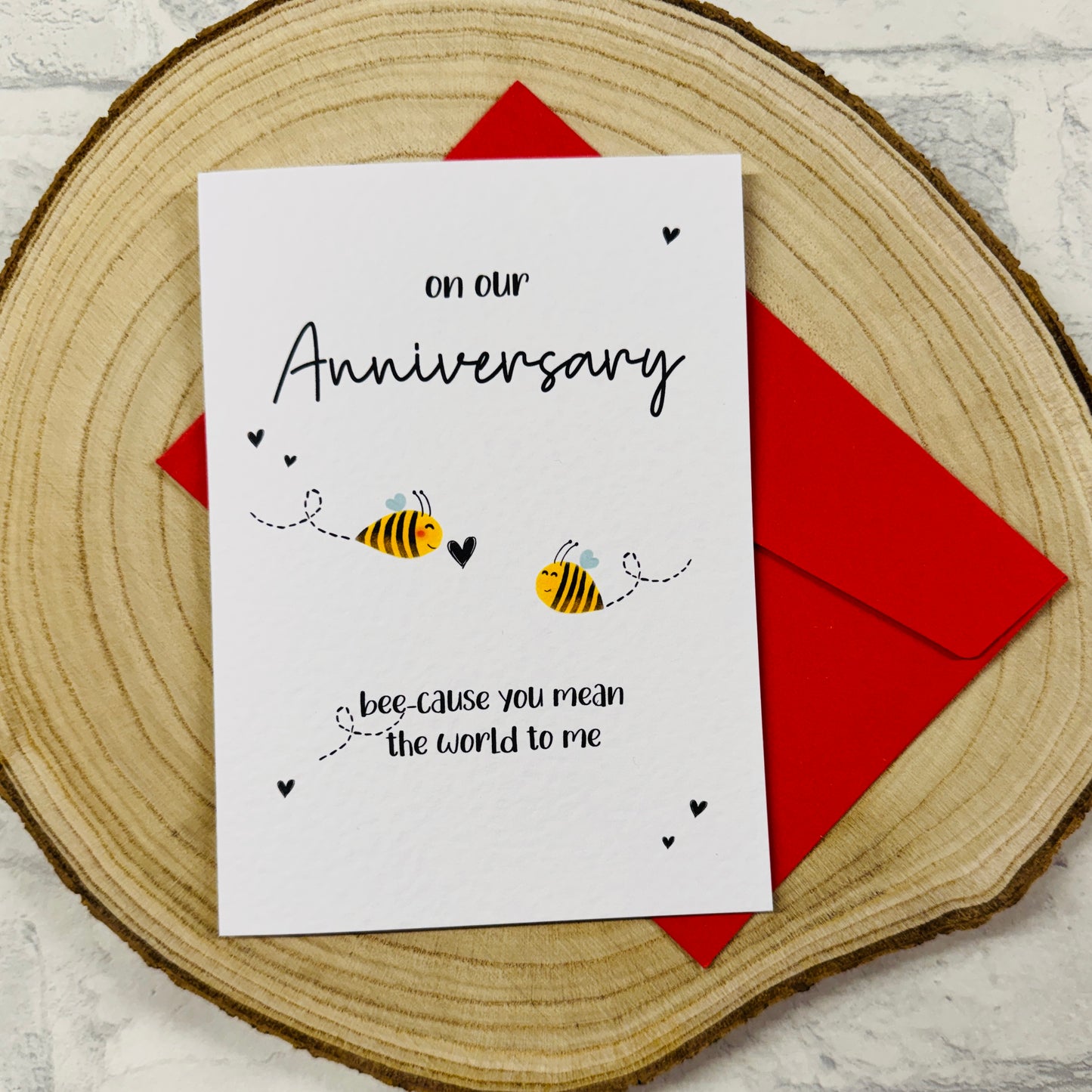 Happy Anniversary Bee Greeting Card