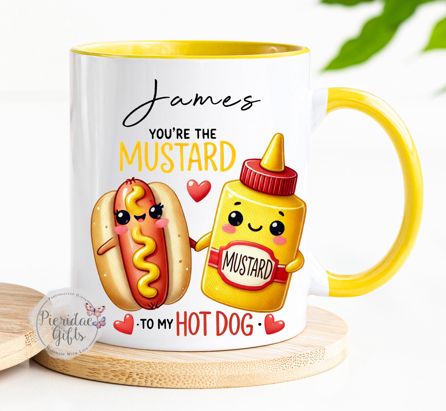 You're the mustard to my hotdog Personalised Mug