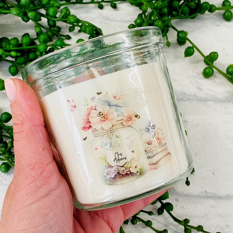 Personalised Teacher’s Gift Candle