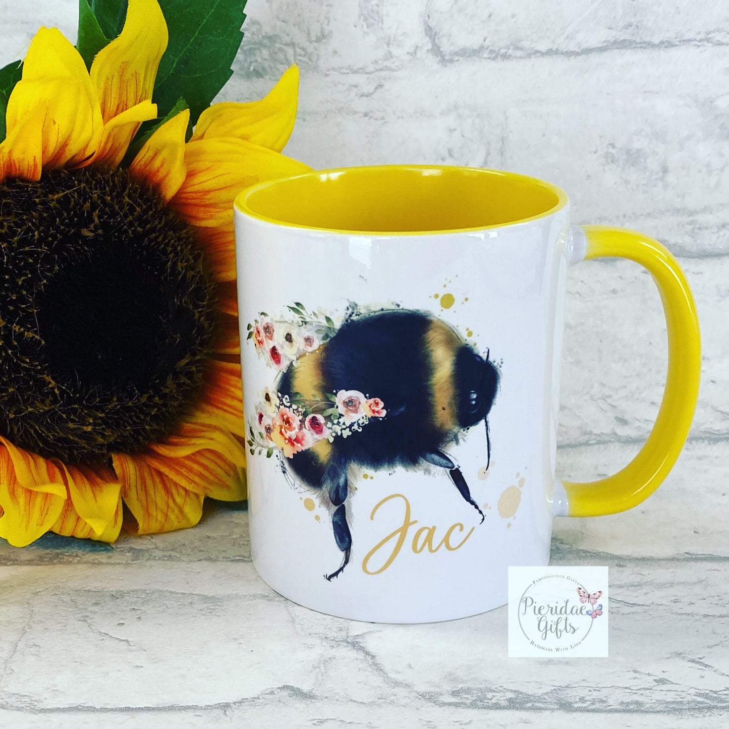 Personalised Honey Bee Mug