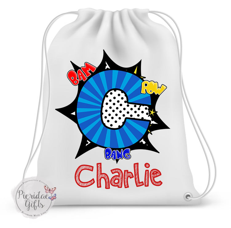 Superhero Alphabet PE, GYM/SWIM Bag
