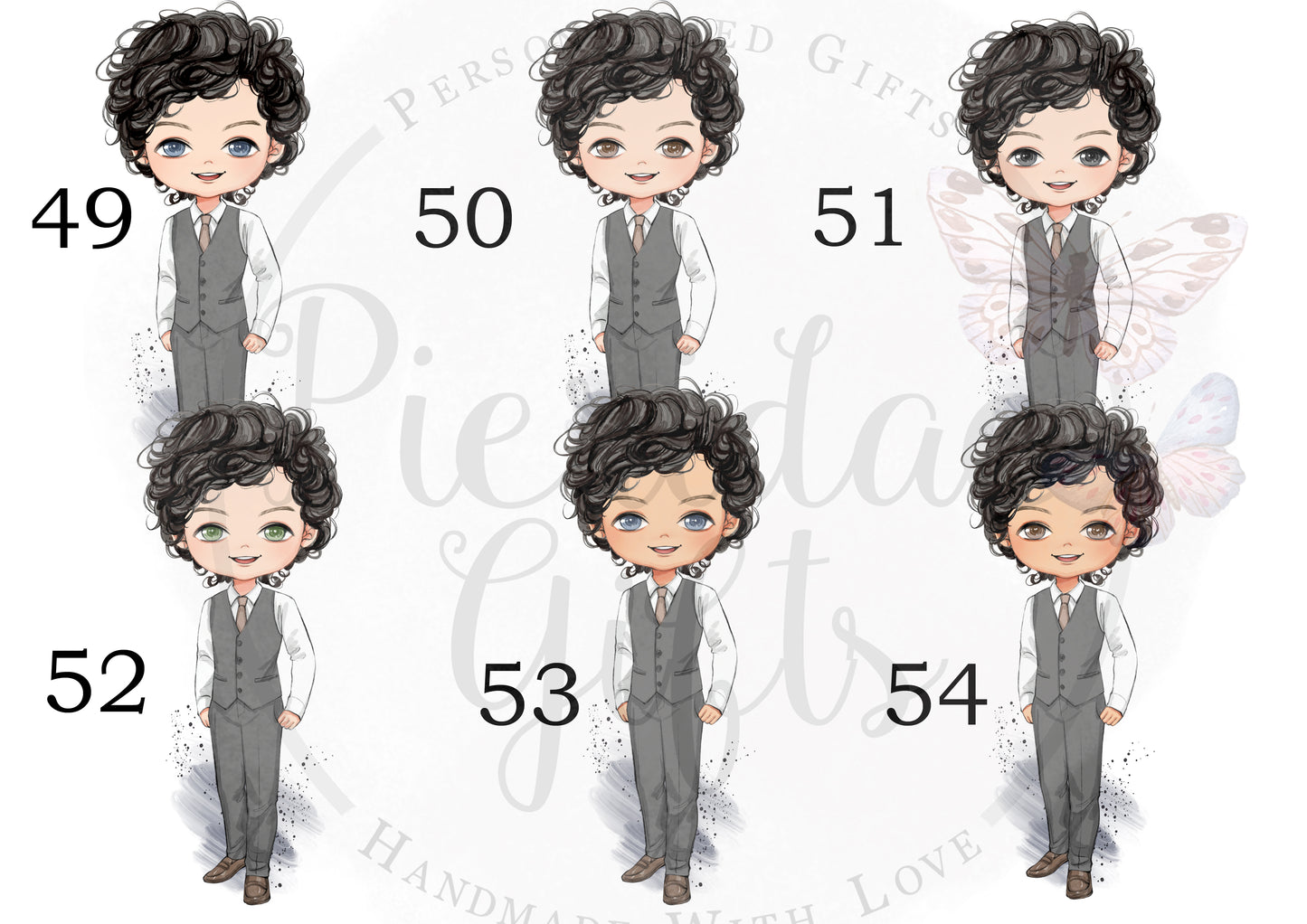 Personalised Page Boy Bookmark