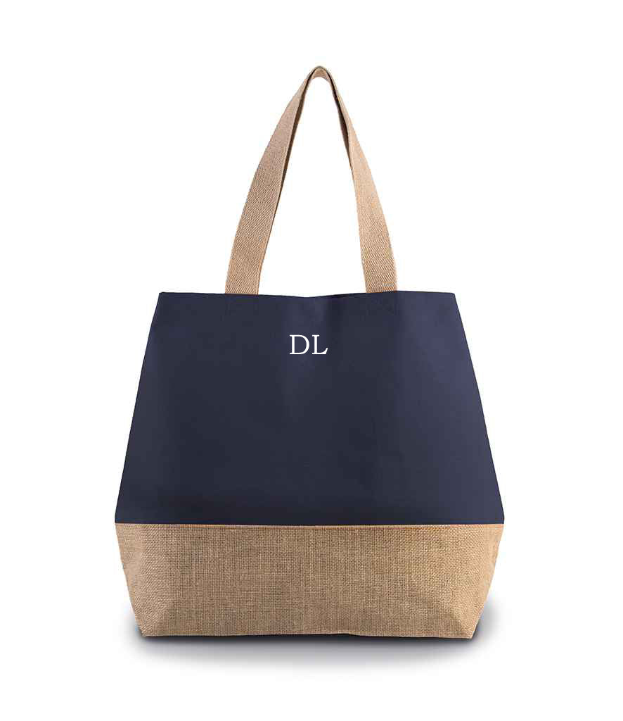 Personalised Luxury Shopper Jute Bag