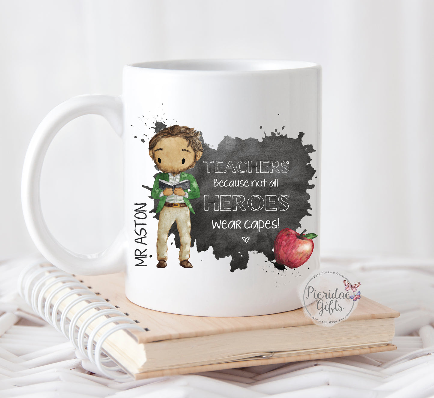 Not all heroes wear capes Teacher's Mug