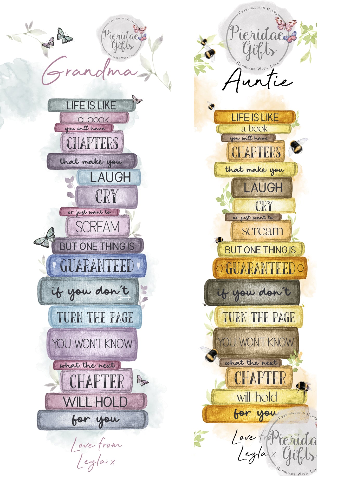 Personalised Affirmation Bookmark with Tassel