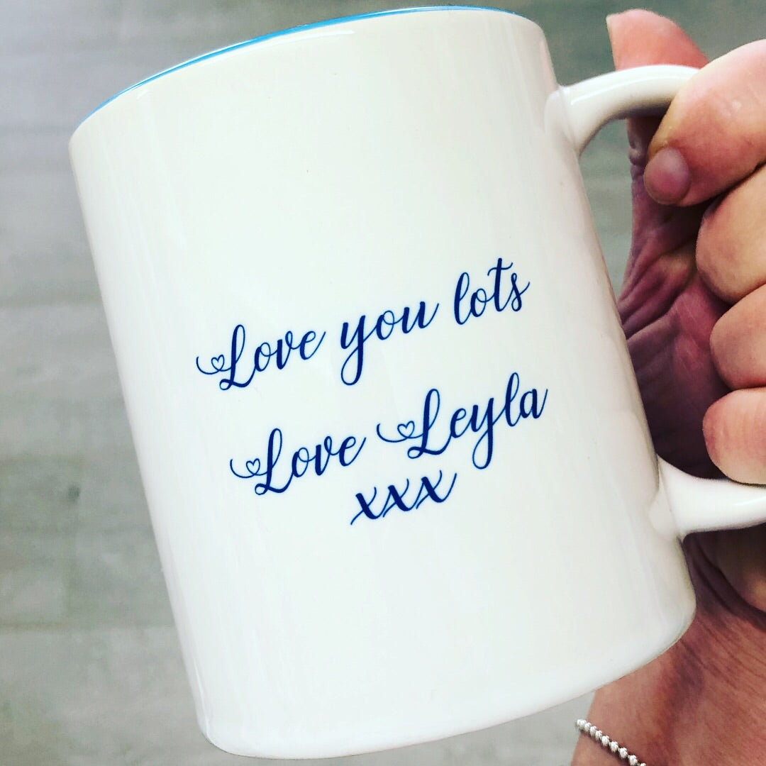 Our Hero Mug (titles can be changed)