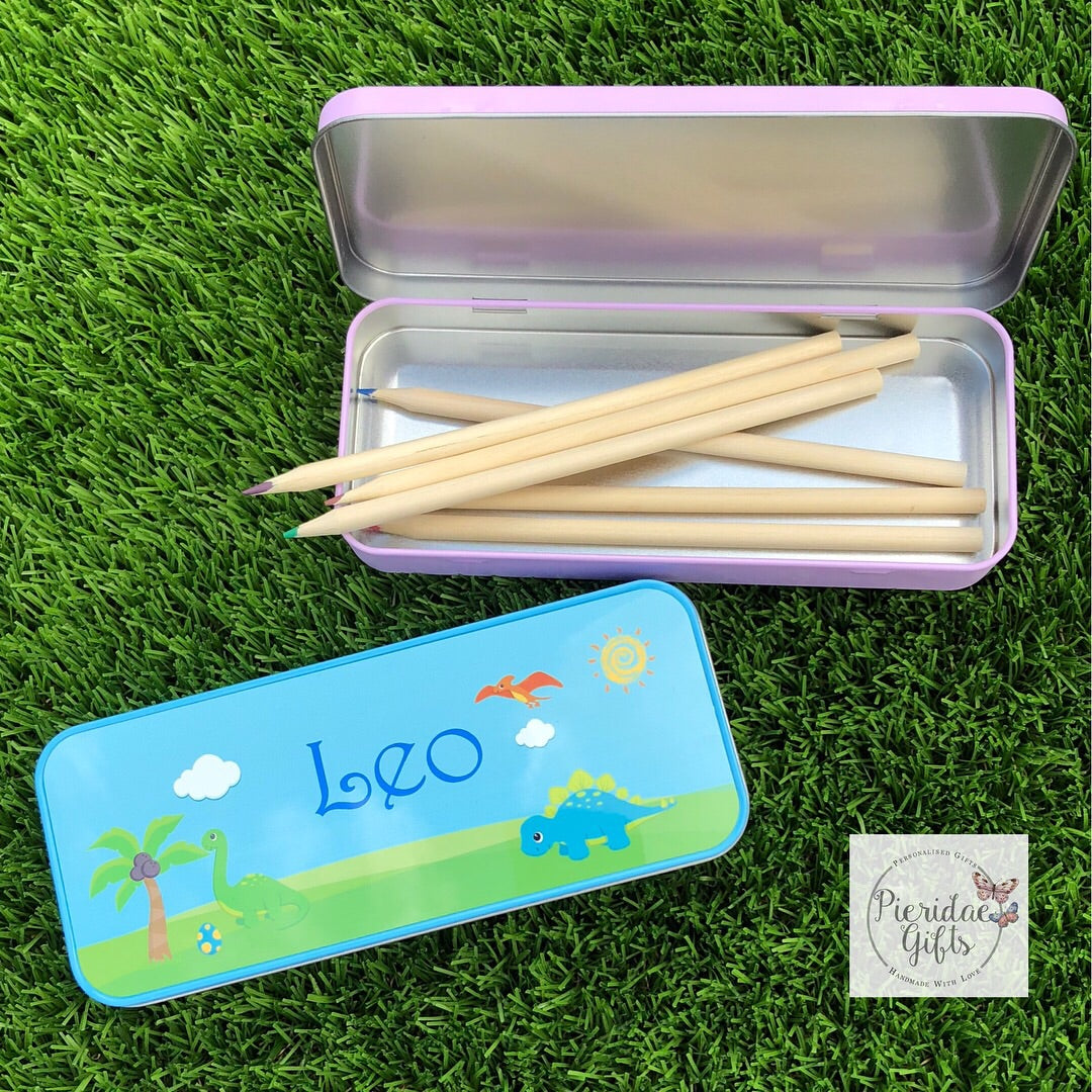 Personalised Metal Pencil Tin