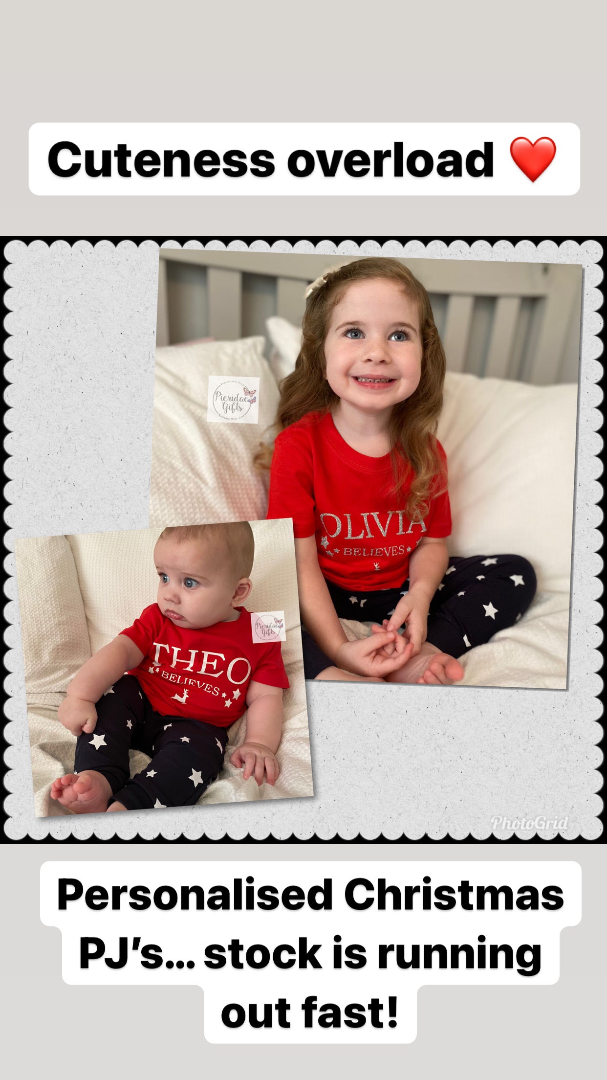 Personalised Christmas Believes Children's PJ