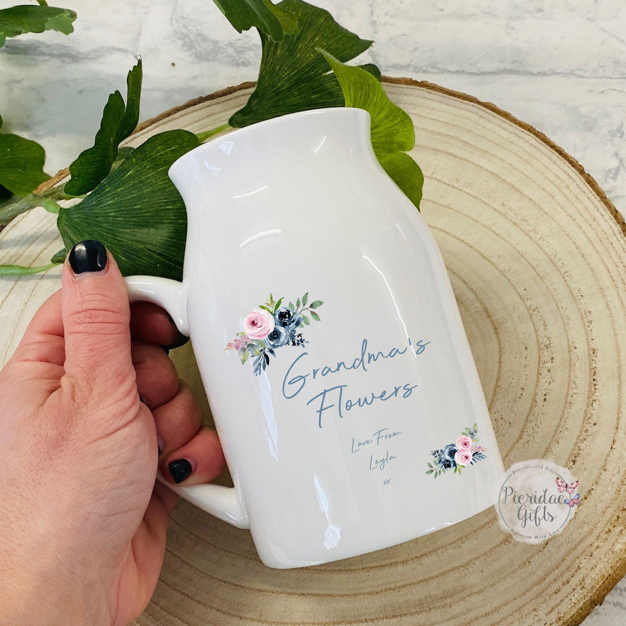 Personalised Milk Jug Vase