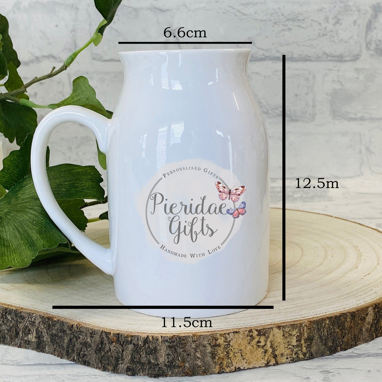 Personalised Milk Jug Vase