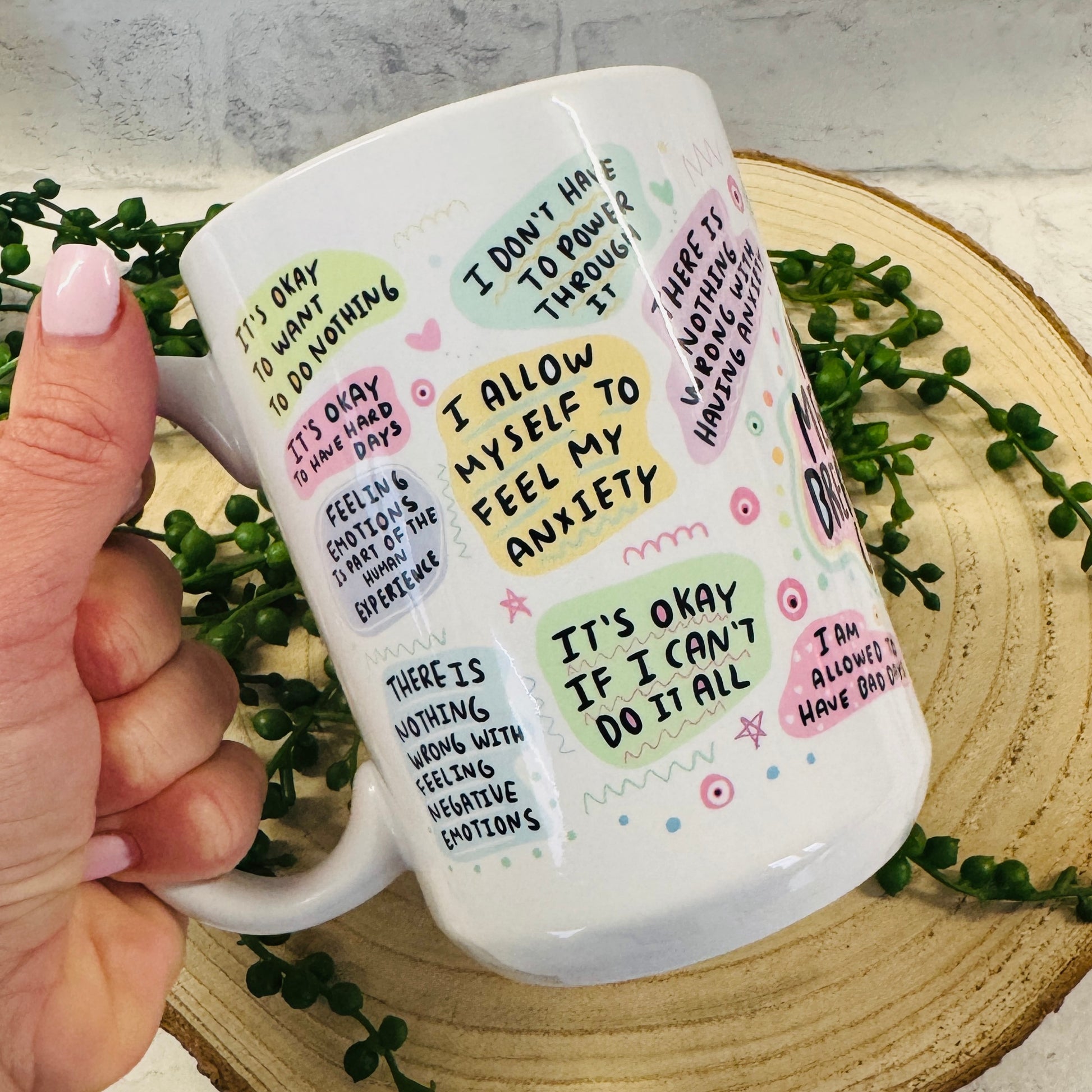 15oz My Mental Breakdown Mug, Cup. It's okay not to be okay gift. Mental Health Matters.
