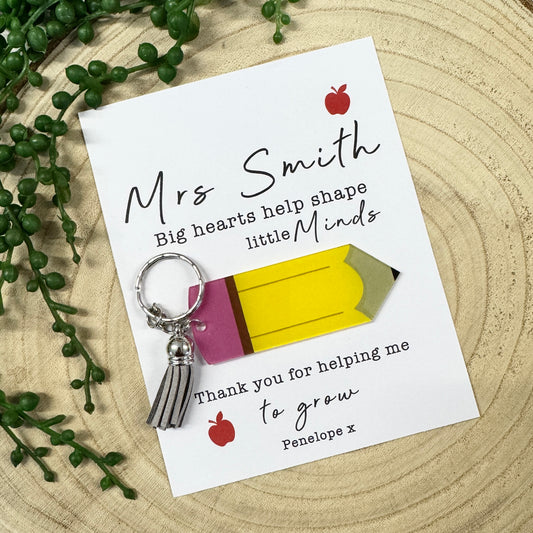 Personalised Teacher Rule Gift Card