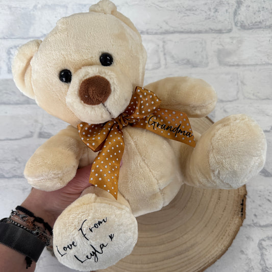Personalised Plush Teddy Bear