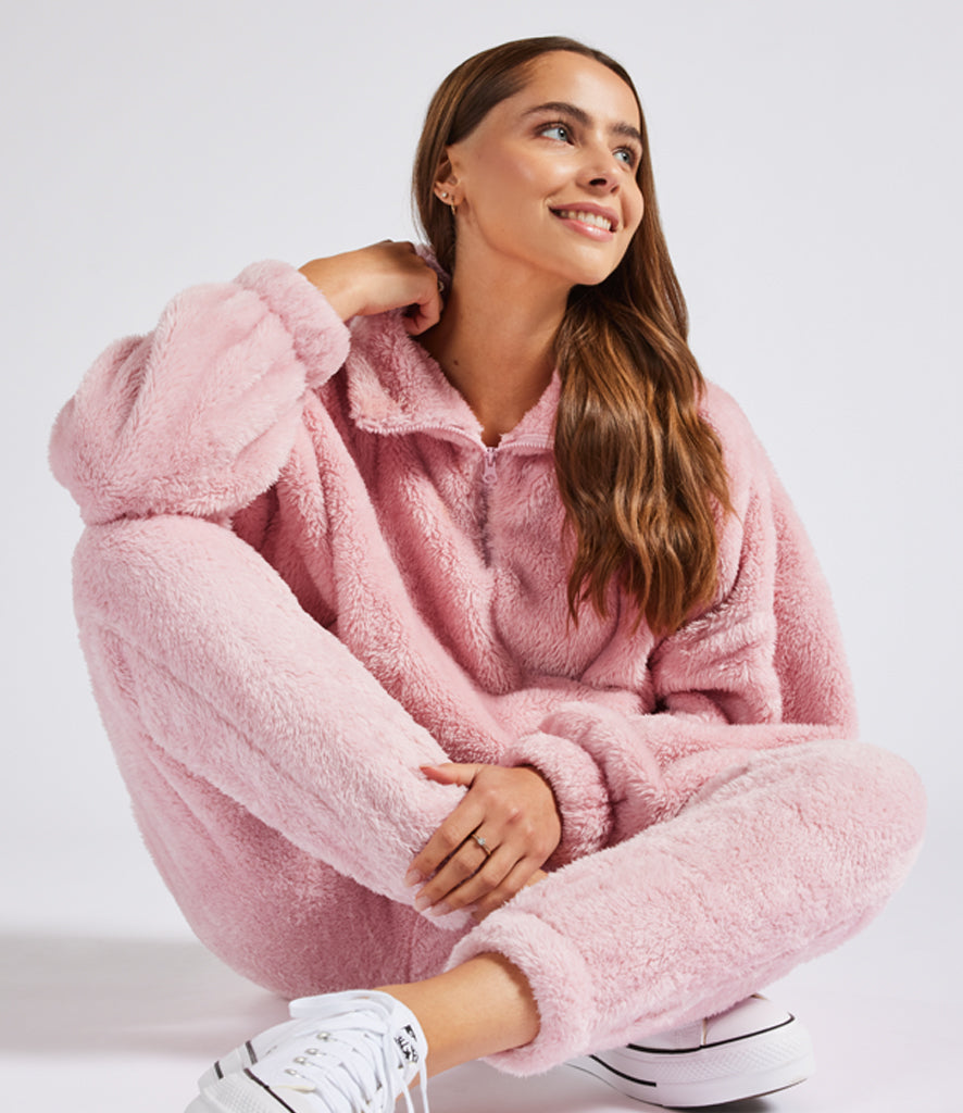 Fluffy Teddy 1/4 Zip Fleece (different colours)