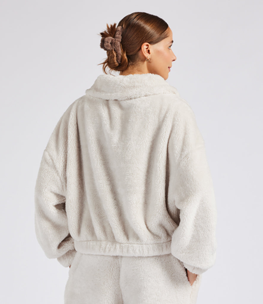 Fluffy Teddy 1/4 Zip Fleece (different colours)