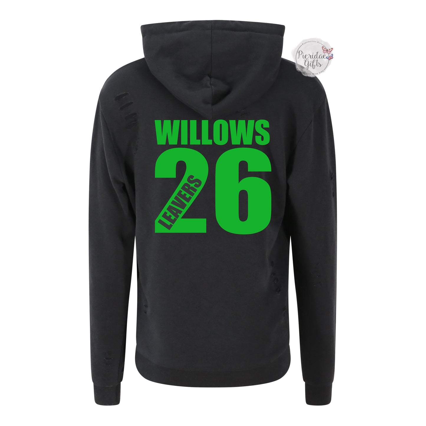 WILLOWS PRIMARY SCHOOL 2026 - Personalised Zip Up Levers Hoodie
