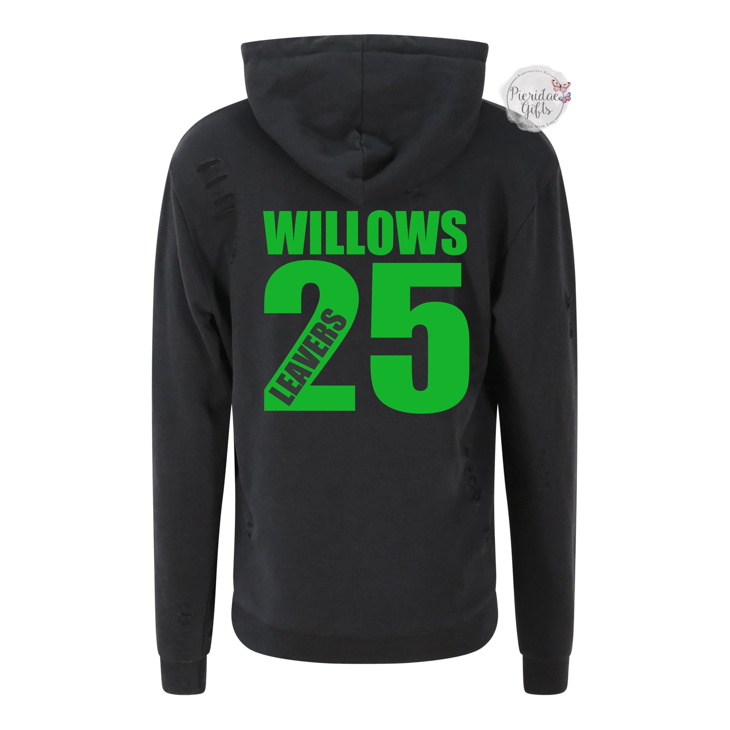 WILLOWS PRIMARY SCHOOL 2025 - Personalised Zip Up Levers Hoodie