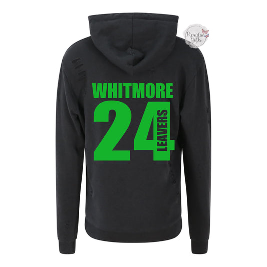WHITMORE PRIMARY SCHOOL 2024 - Personalised Zip Up Levers Hoodie