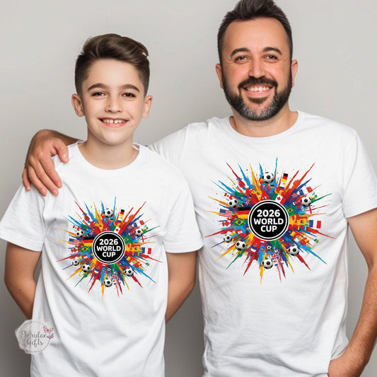 World Cup 2026 T shirt Children and Mens, Design 3