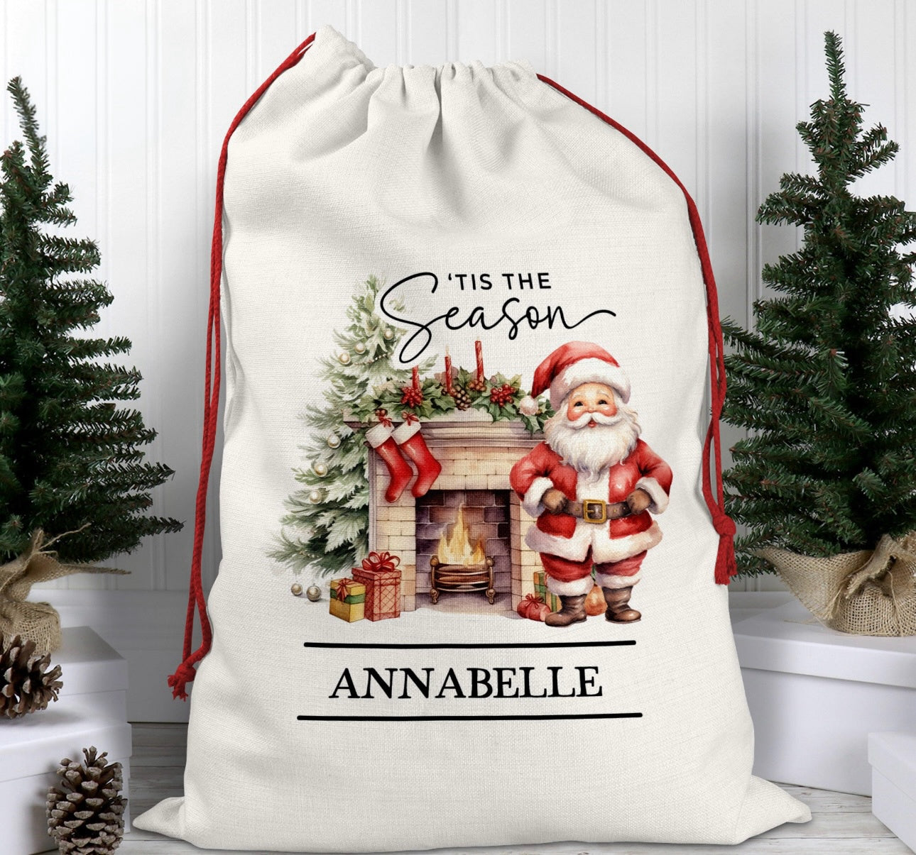 Personalised Luxury Christmas Santa Sack (different designs available)