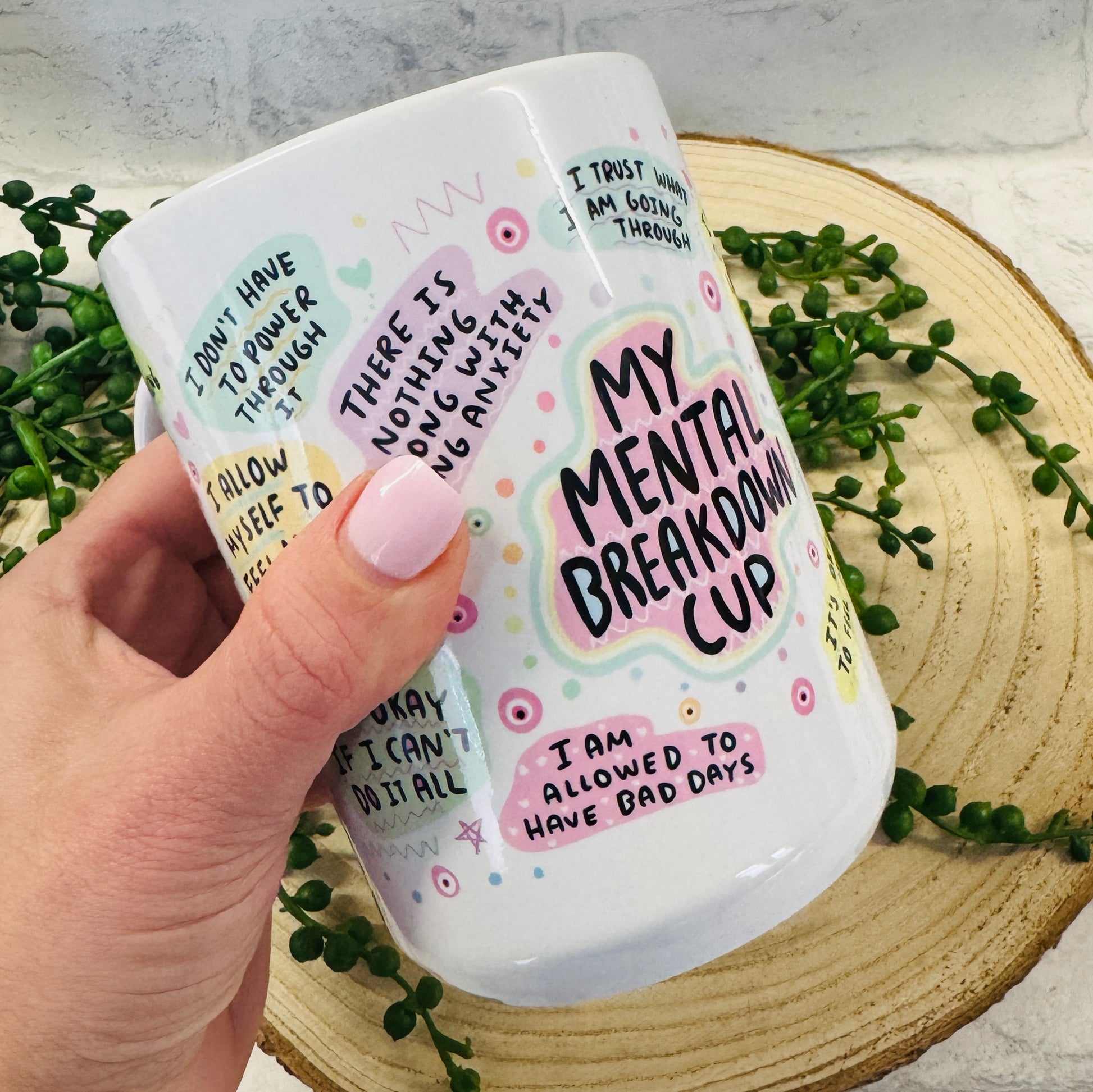 15oz My Mental Breakdown Mug, Cup. It's okay not to be okay gift. Mental Health Matters.