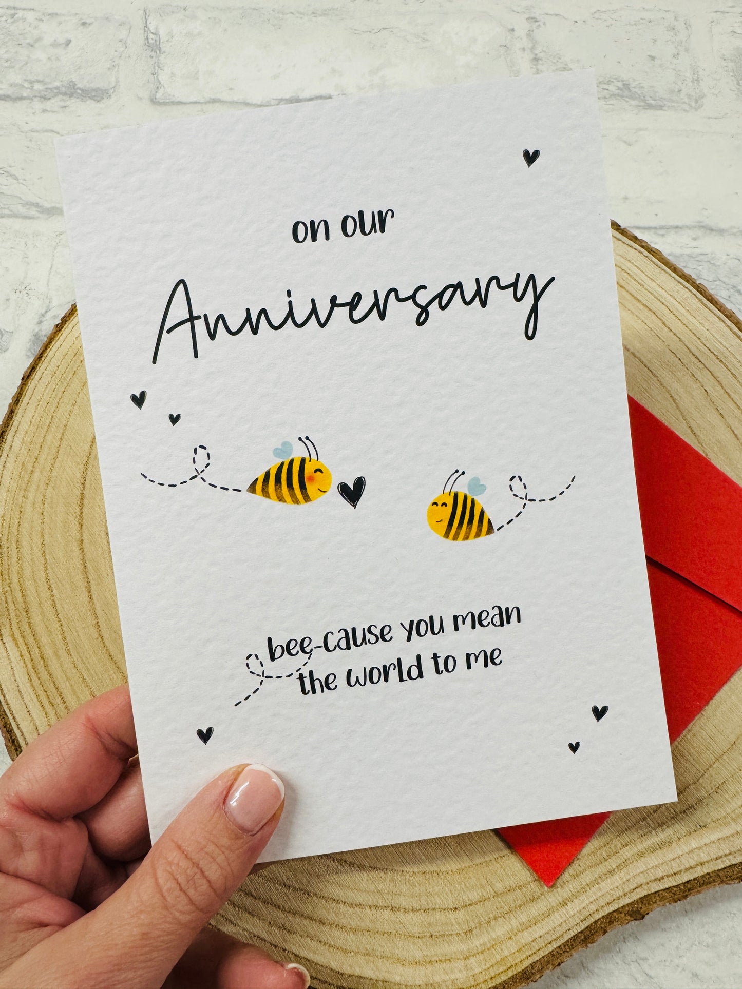 Happy Anniversary Bee Greeting Card