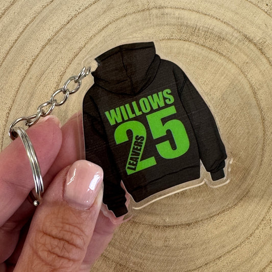 Personalised Leavers Keyring for Willows Primary School