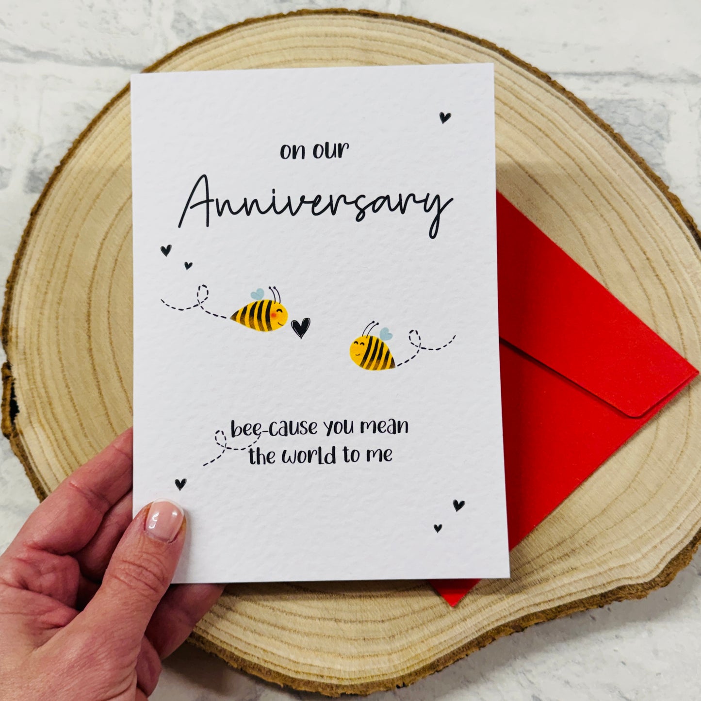 Happy Anniversary Bee Greeting Card