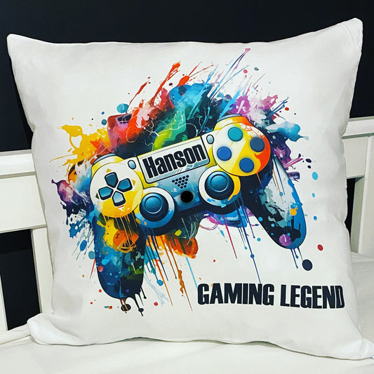 Personalised Gaming Controller Cushion