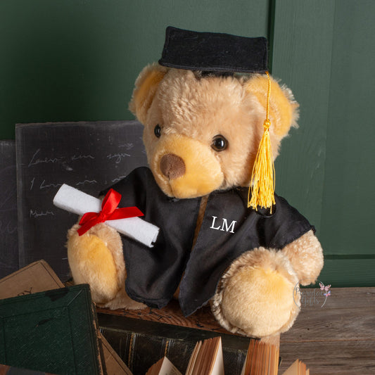 Personalised Graduation bear makes a great Graduation Keepsake memorable Gift 