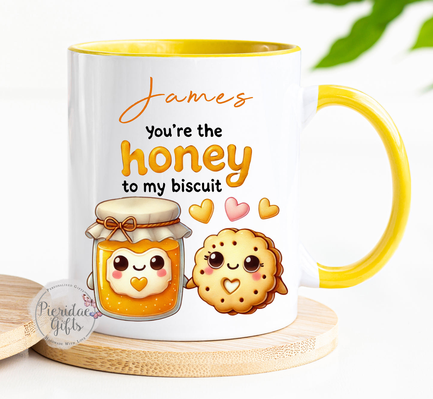 You're the honey to my biscuit Personalised Mug
