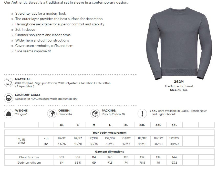 Personalised Business Logo Sweatshirt - High Neck