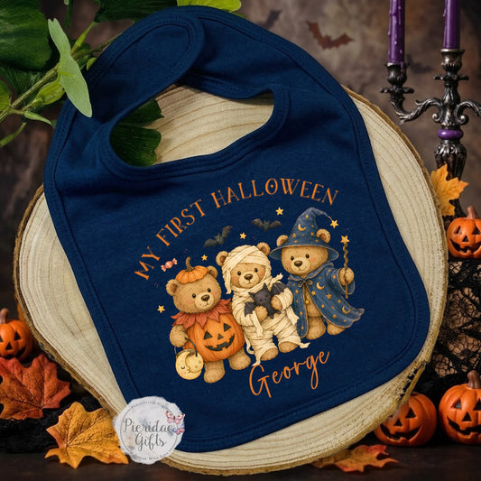 My first Halloween Baby Bib Gift