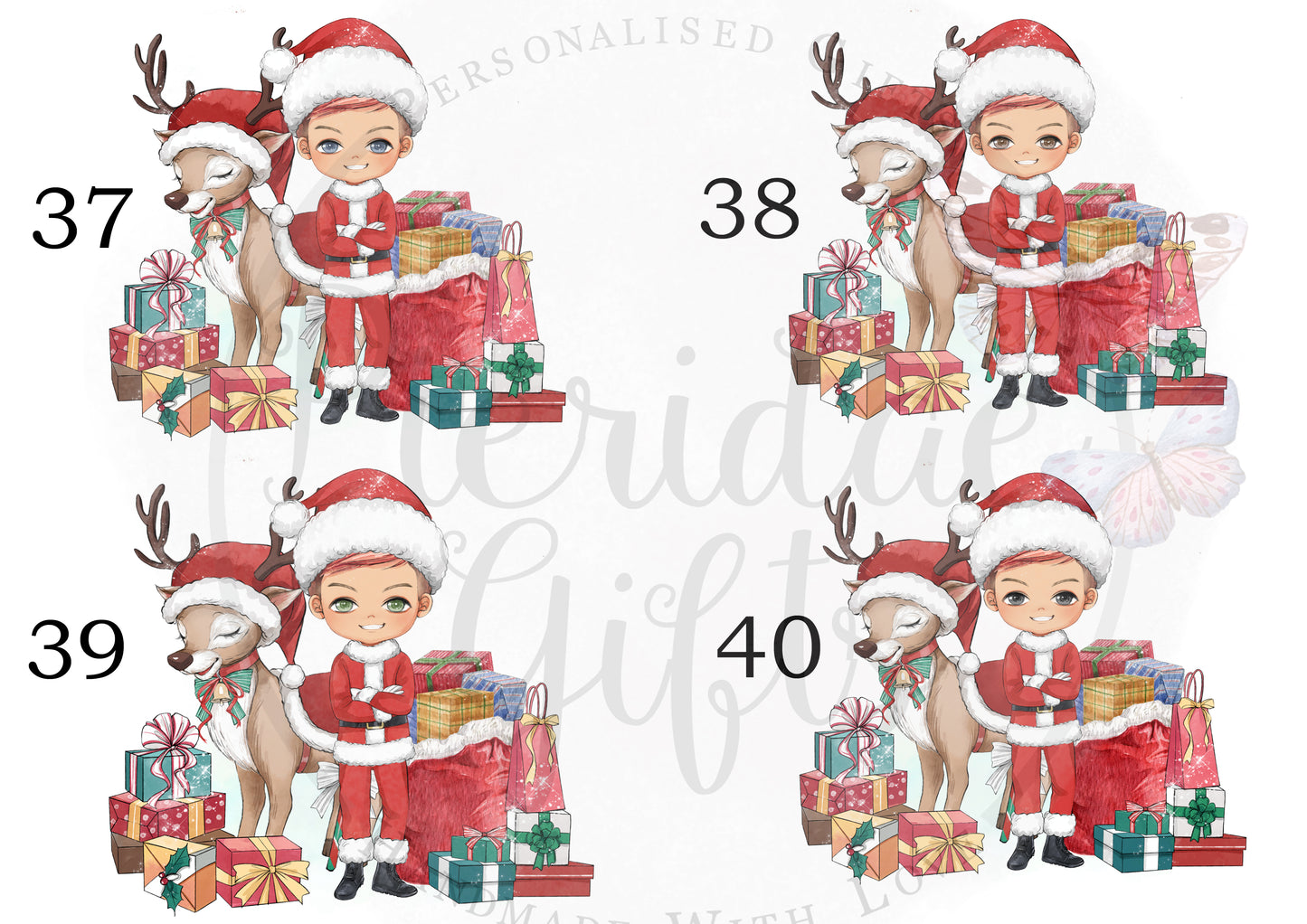 Personalised Luxury Christmas Santa Sack, Xmas Stocking, 66 x 50 cm
