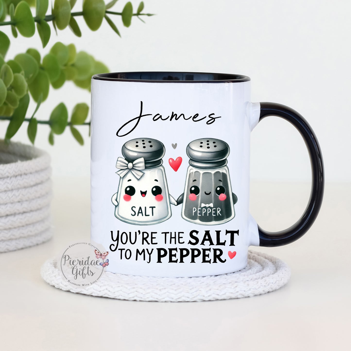 You're the salt to my pepper Personalised Mug