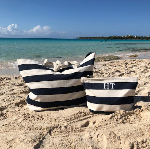 Luxury Nautical Beach Bag