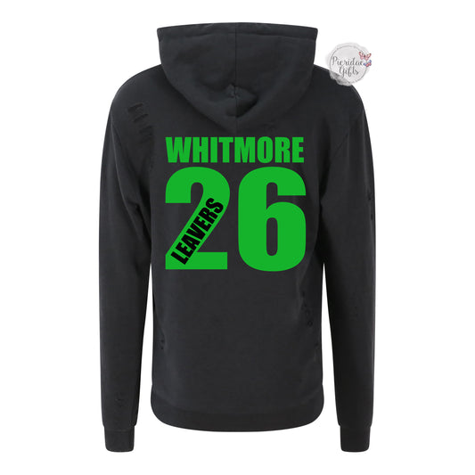 WHITMORE PRIMARY SCHOOL 2026 - Personalised Zip Up Levers Hoodie