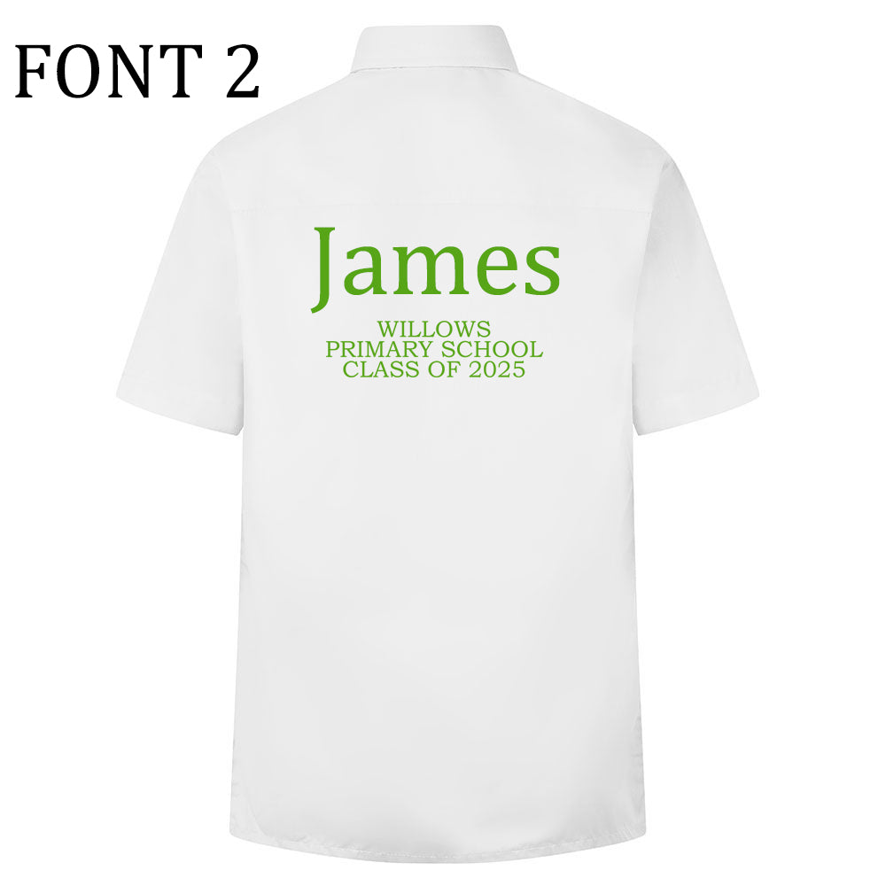 Personalised Willows Primary Leaver Shirt - 2025