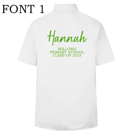 Personalised Willows Primary Leaver Shirt - 2025