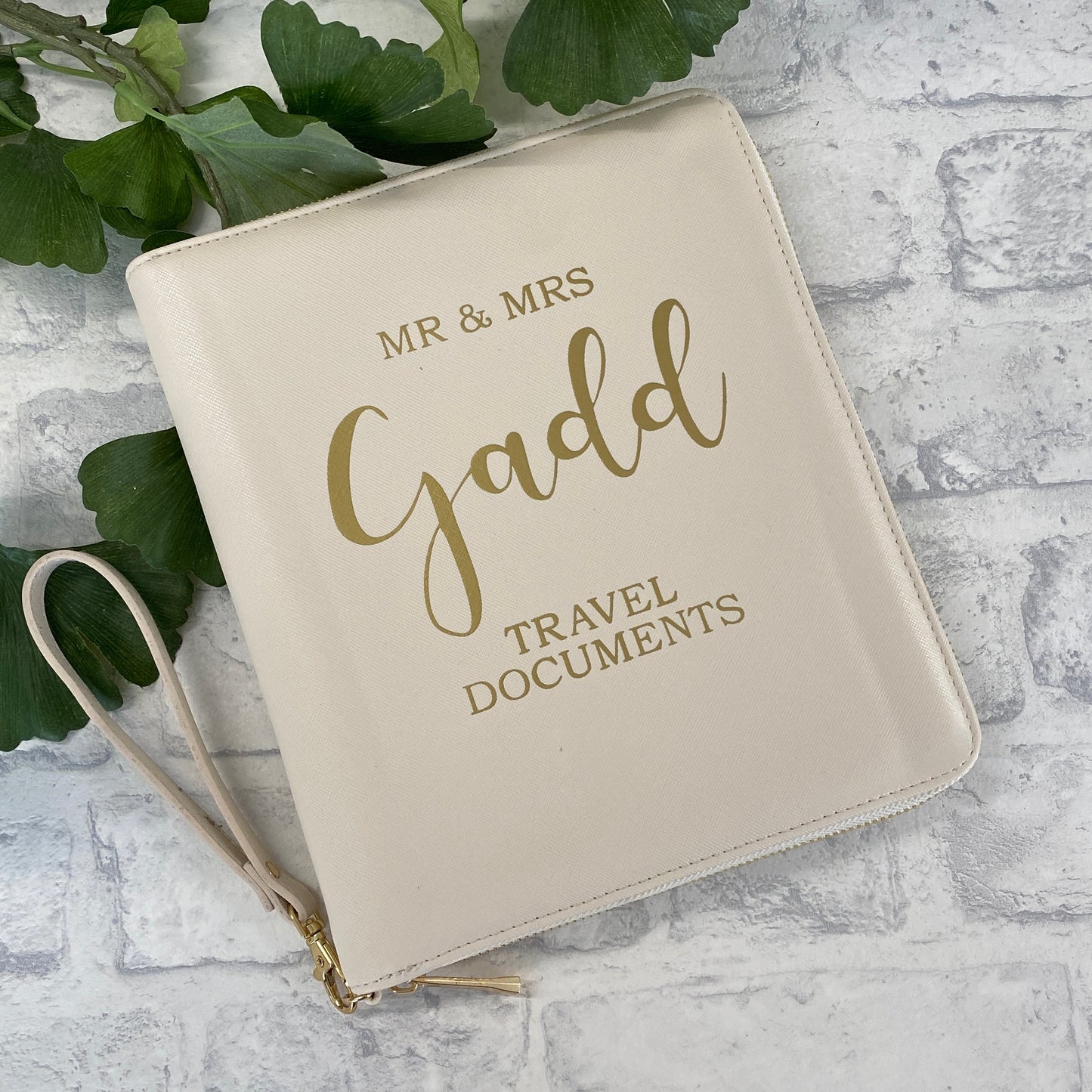 Personalised Boutique Travel Document Holder