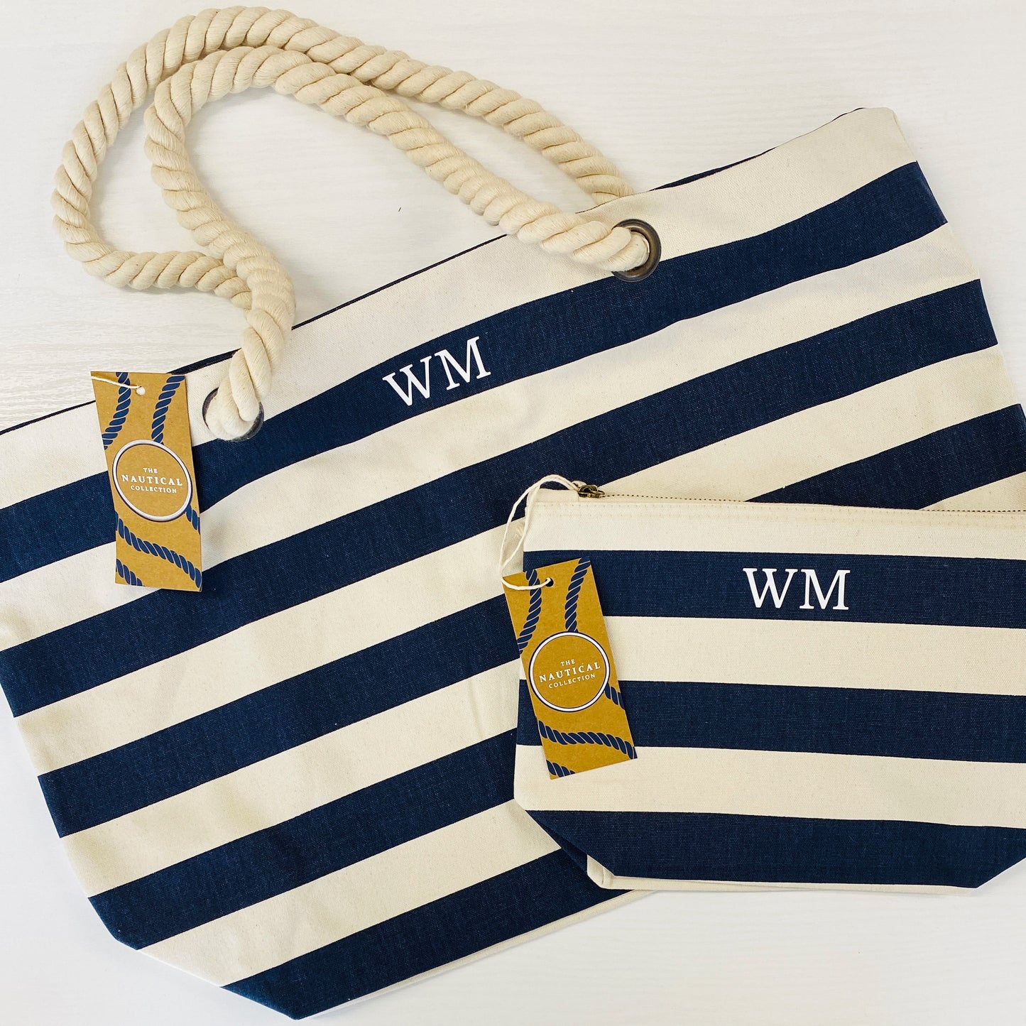 Luxury Nautical Beach Bag