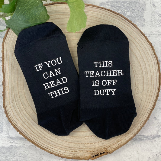 Teacher's Socks - Off Duty