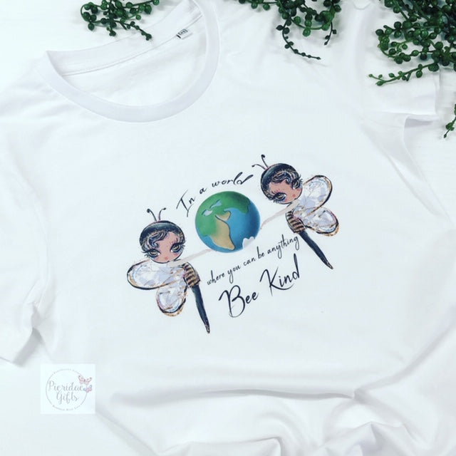 In a world where you can be anything White Adult Tee