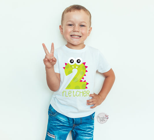 Monster Birthday T shirt (other designs and age available)