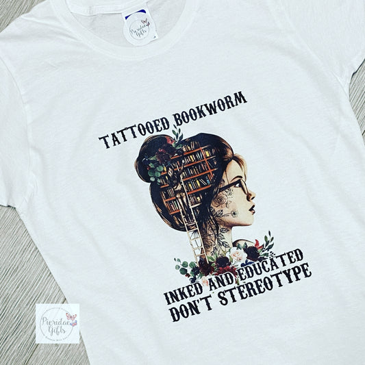 Tattooed Bookworm Tee