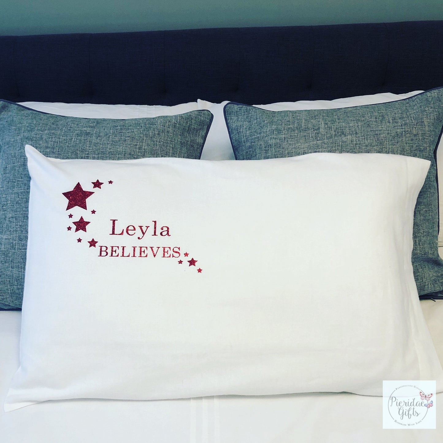 Personalised Believe's Christmas Pillow Case