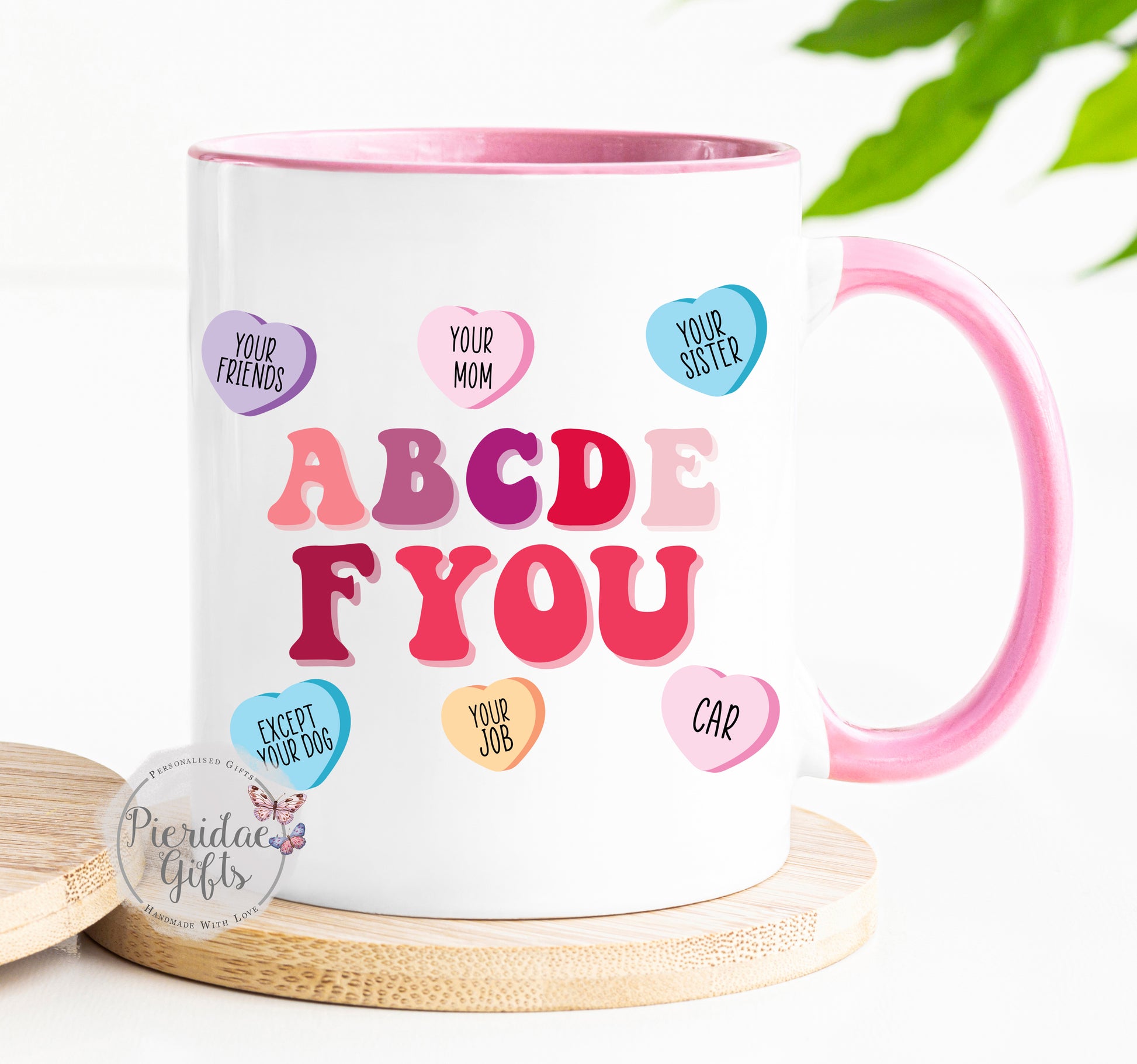 ABCDEFU song on a mug