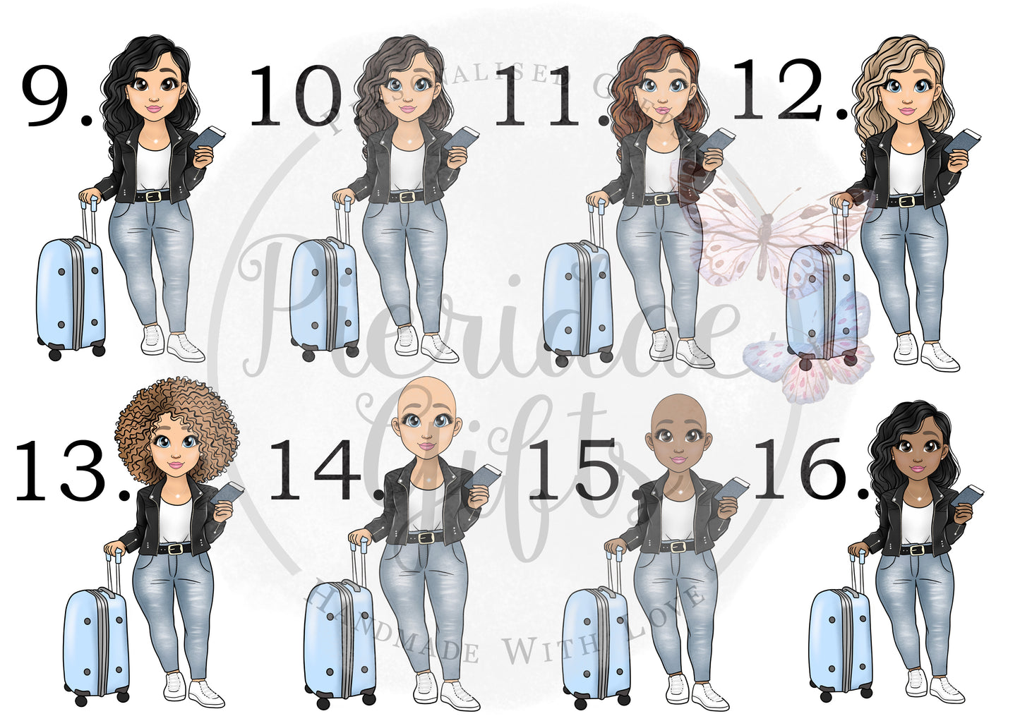 Personalised Passport and Luggage Tag